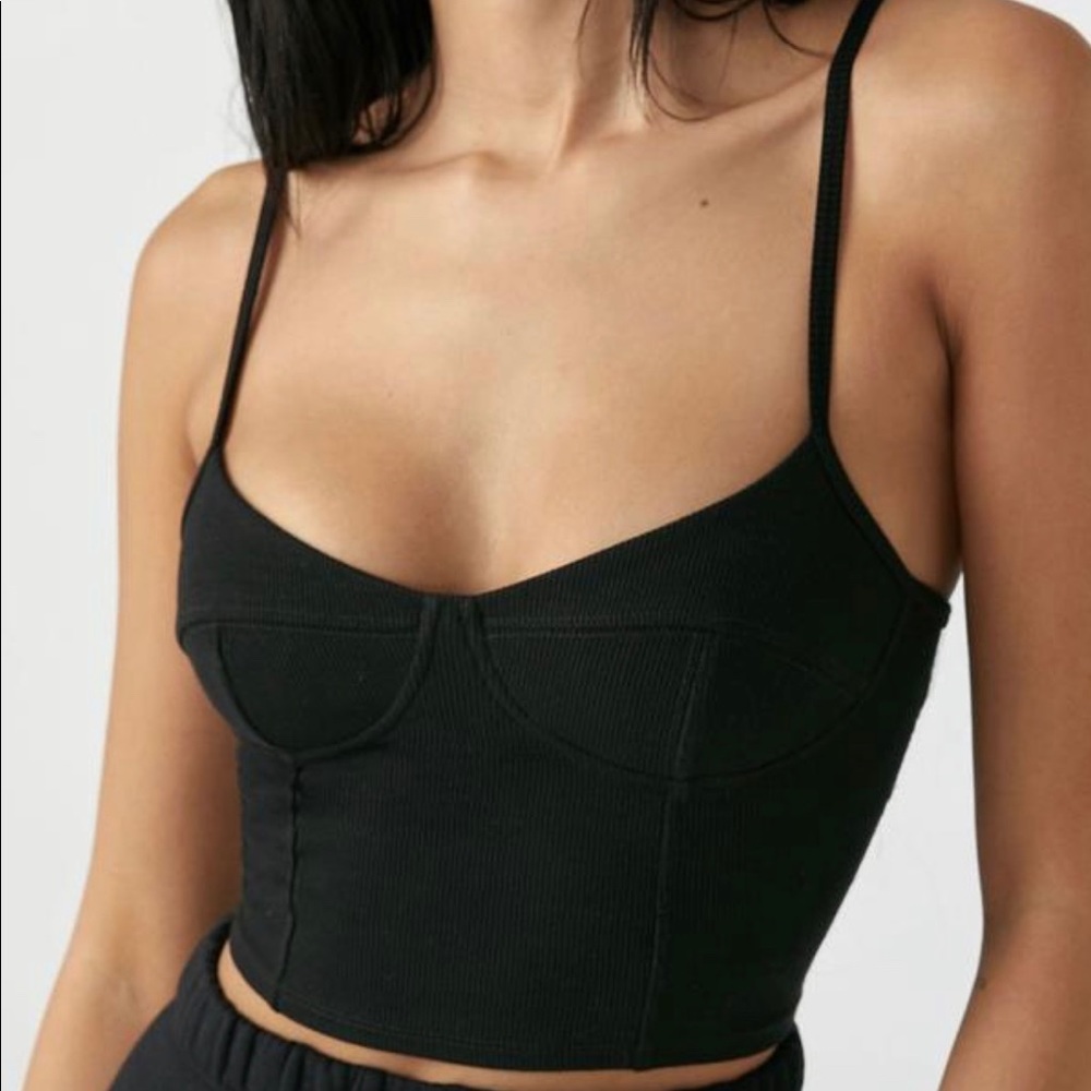 Joah Brown Bustier Top Black S/M